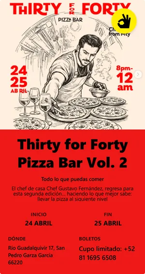 Thirty for Forty Pizza Bar Vol. 2