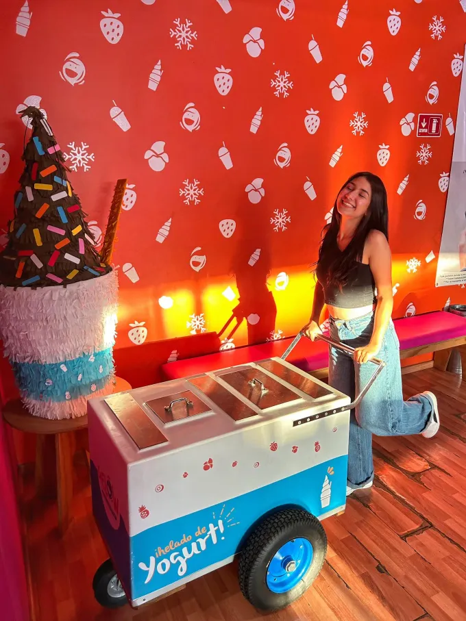 GIVEAWAY. Nieves de yogurt directo a tu evento. Llévate el carrito completo de Gelow con valor de $1750 ¡Participa!