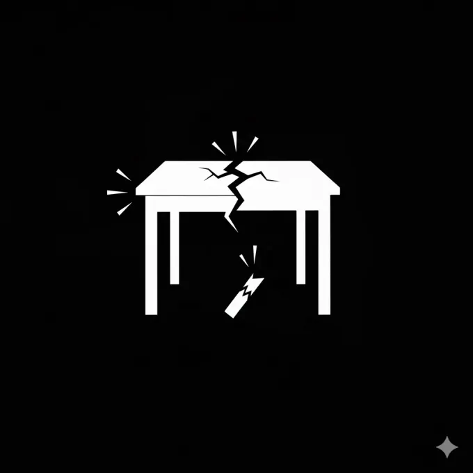 Las mesas nunca se dañan