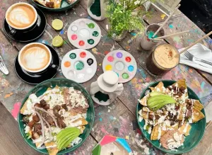 Infografía. Cafés independientes de NL. Aquí 7 opciones en las que el café se fusiona con la pintura y el arte: lattes, lienzos, sándwiches y pinceles