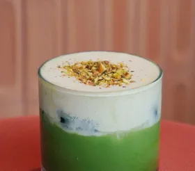 Bebidas con pistache